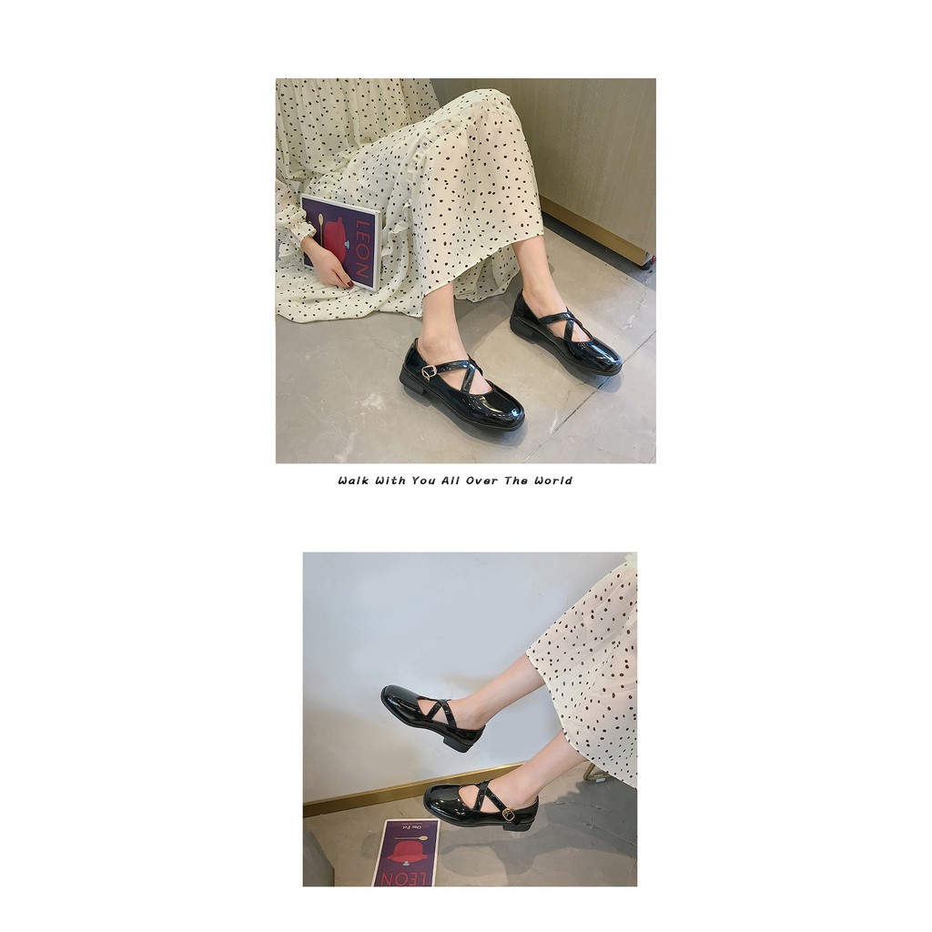 [Order] Mẫu giày Mary Jane quoai đqn chéo phong cách hàn quốc | BigBuy360 - bigbuy360.vn