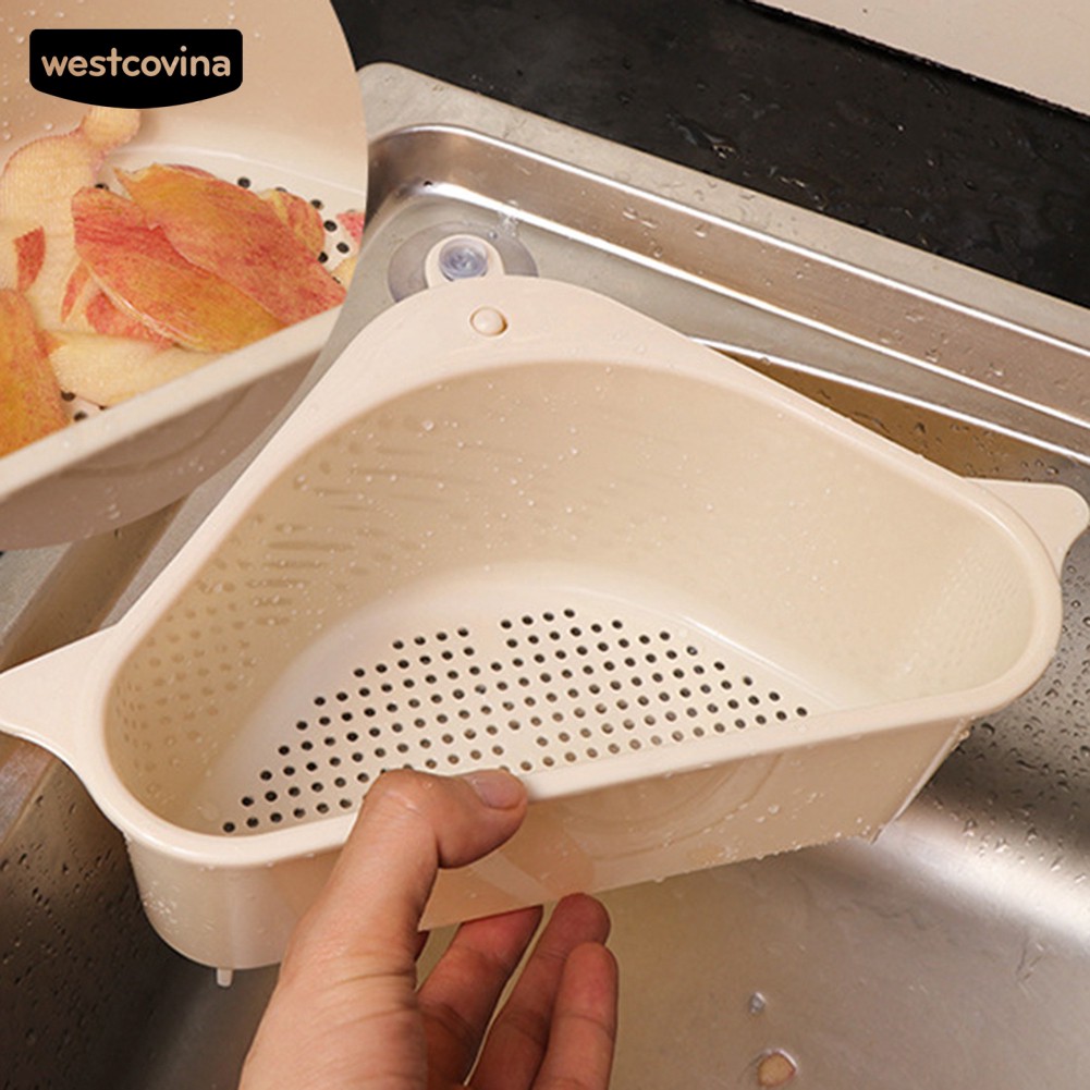 Giá đựng rác đế giác hút cho bồn rửa tay phòng bếp