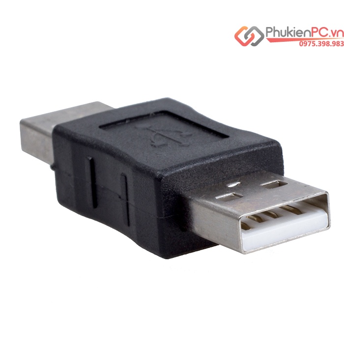 Đầu nối USB 2.0 AM-AM (Male to Male đực đực) nối dây USB đầu cái với nhau cho máy tính PC Laptop máy công nghiệp điện tử