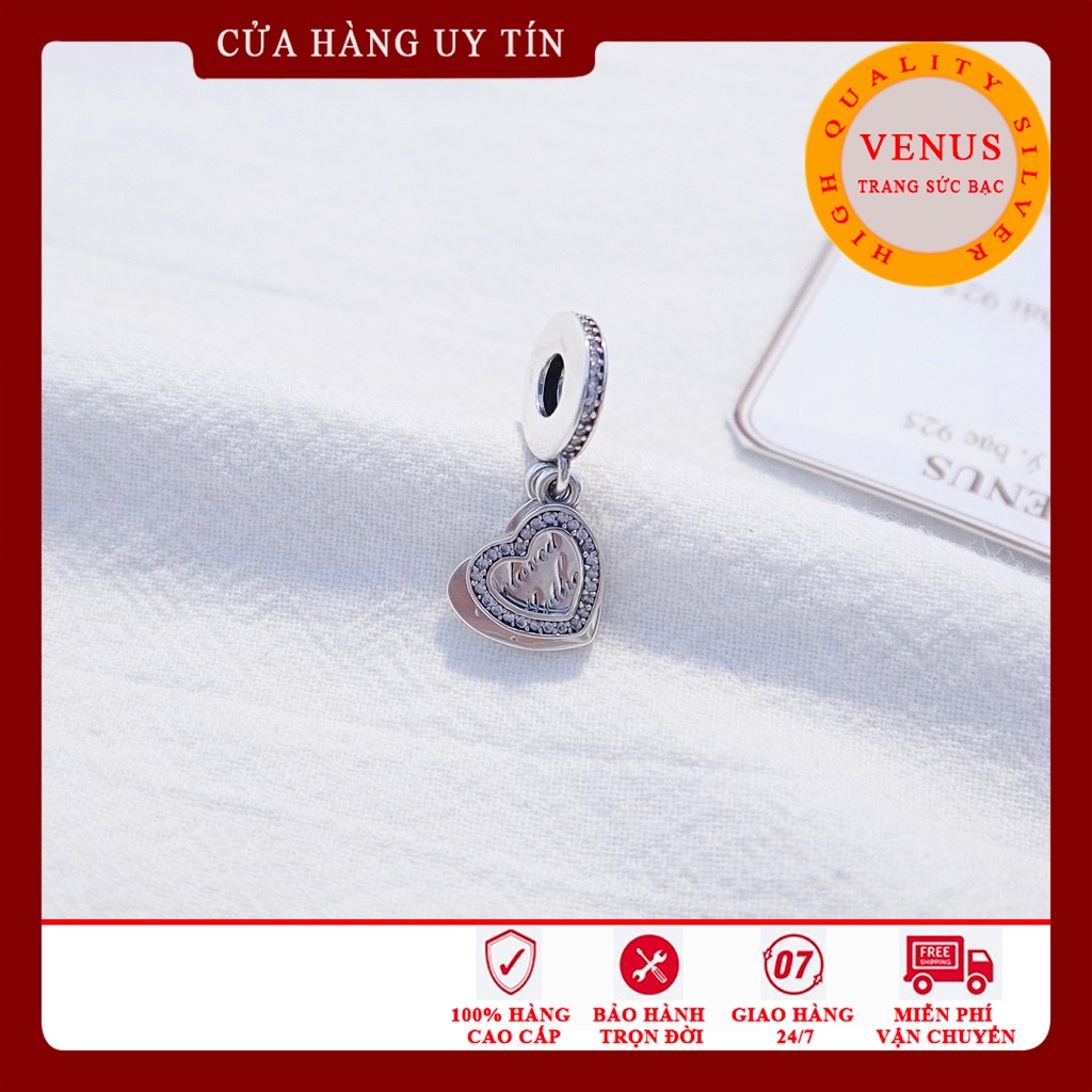 Charm treo Mother bạc 925- Mã sản phẩm VENUST199