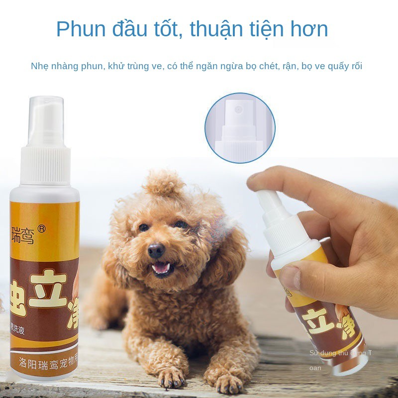 thuốc trị bọ chét cho chó trong ống nghiệm chống xịt diệt non Sản phẩm tẩy giun sánMUY