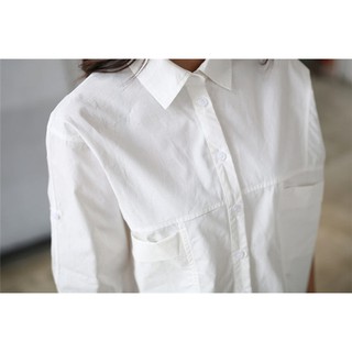 SET : SƠ MI TRẮNG+SHORT NÂU ULZZANG
