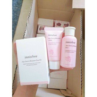 Set dưỡng trắng hồng innisfree set 2 món
