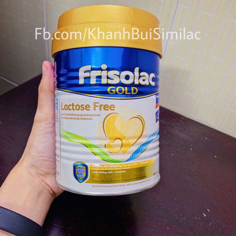 Sữa bột Frisolac Lactose Free 400g (Friso cho bé bất dung nạp lactose)