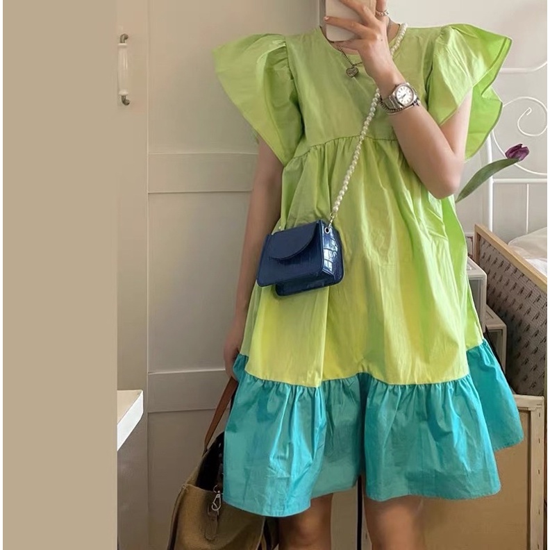ĐẦM TAY BÈO PHỐI ĐUÔI OD TAOBAO