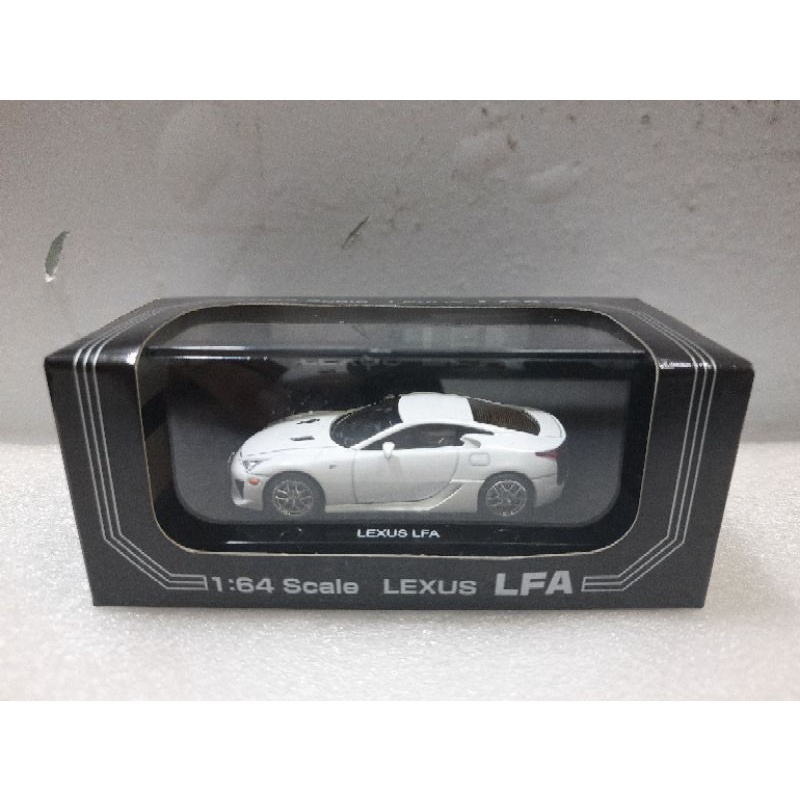 xe Kyosho tỉ lệ 1:64 - Lexus LFA màu trắng , limited 1 of 2000