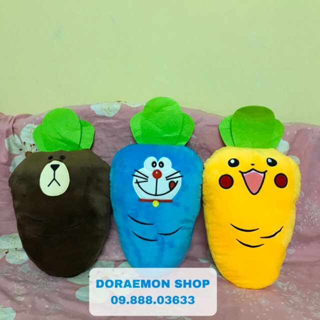 Củ Cải Bông Doremom Doraemon Gấu Gối Ôm Xinh Xắn