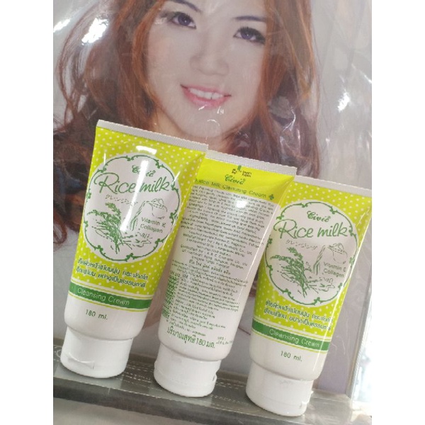 Rửa mặt cam gạo Rice Milk collagen thái Lan chính hãng