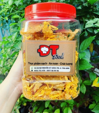 CƠM CHÁY LẮC KHÔ GÀ LÁ CHANH (hũ 500g)