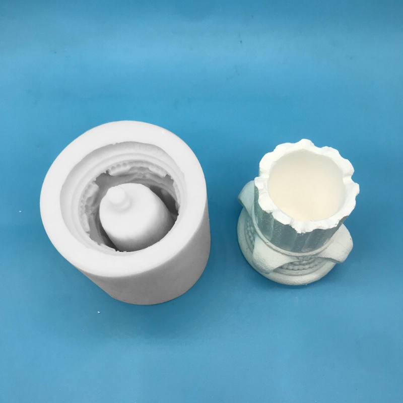 Khuôn Silicone Tạo Hình Chậu Hoa / Cây Mọng Nước 3d Tiện Dụng