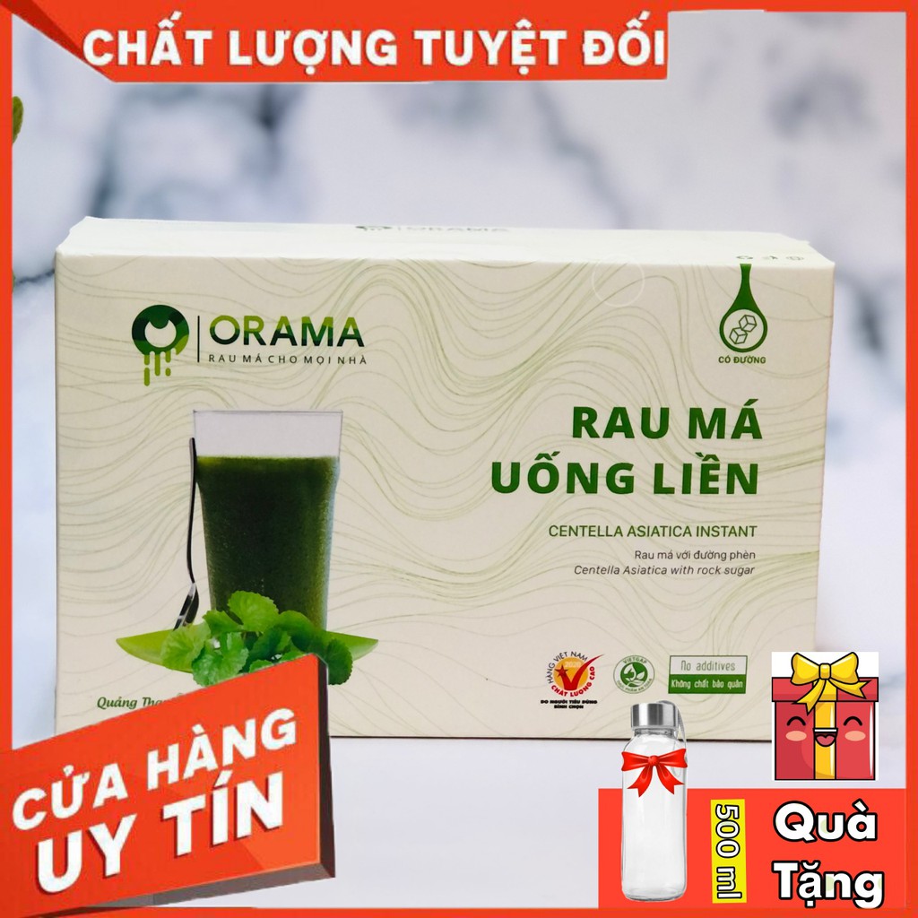 Bột Rau Má Uống Liền Quảng Thanh Sấy Lạnh Nguyên Chất Thanh Mát Cơ Thể