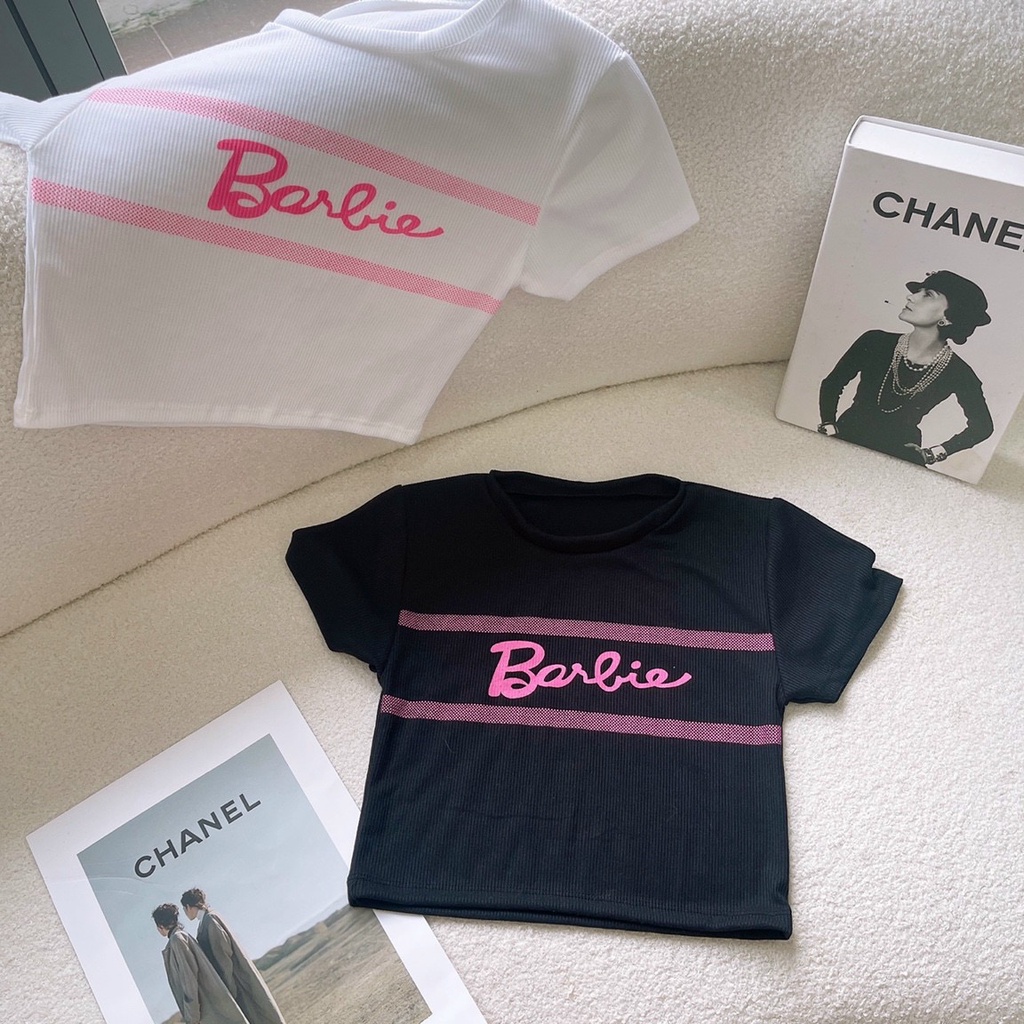 Áo thun croptop Barbie alohashop91