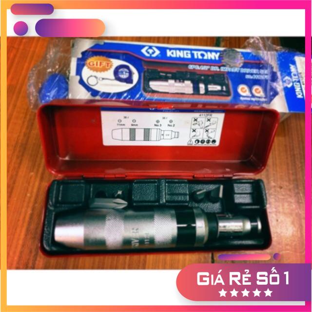Bộ Tua Vit Đóng Kingtony 4112FR - Gift Thước