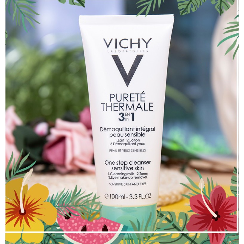 Sữa Rửa Mặt Vichy Tẩy Trang 3 Tác Động 100ml