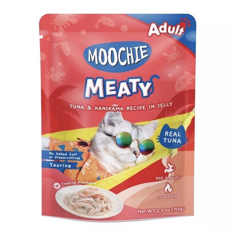 Pate cho mèo Moochie Thái Lan - Túi 70gr
