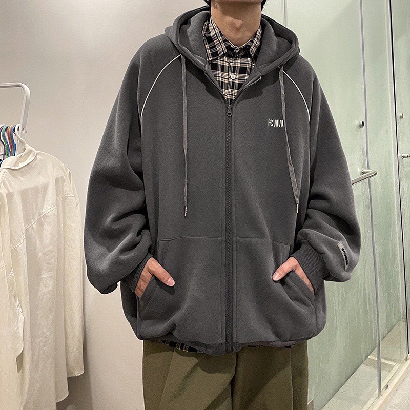 Áo Khoác Hoodie Zip FCWW Mũ Trùm Form Unisex Nam Nữ Cao Cấp