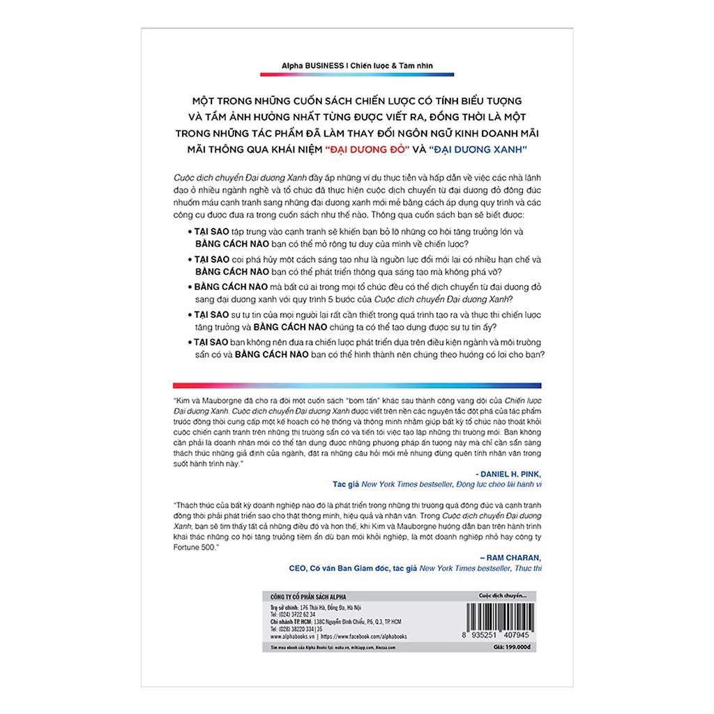 Sách - Cuộc Dịch Chuyển Đại Dương Xanh-AlphaBooks