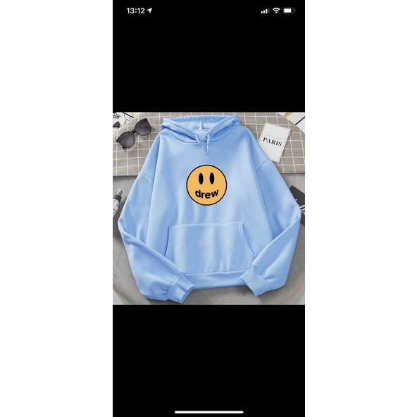 ( MIỄN PHÍ SHIP 2022) Áo khoác nỉ chui đầu có mũ, áo hoodie in hình mặt cười