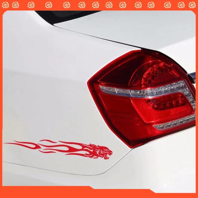 Decal dán trang trí hình ngọn lửa độc đáo cho xe hơi