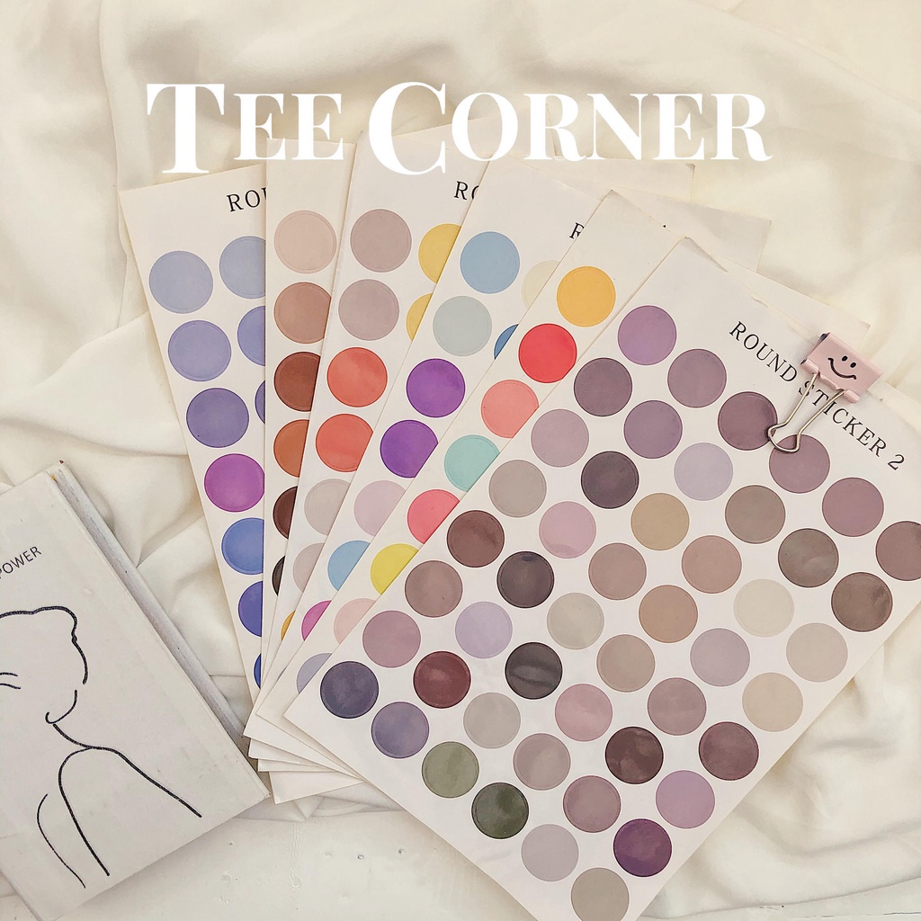 Sticker Họa Tiết Chấm Tròn