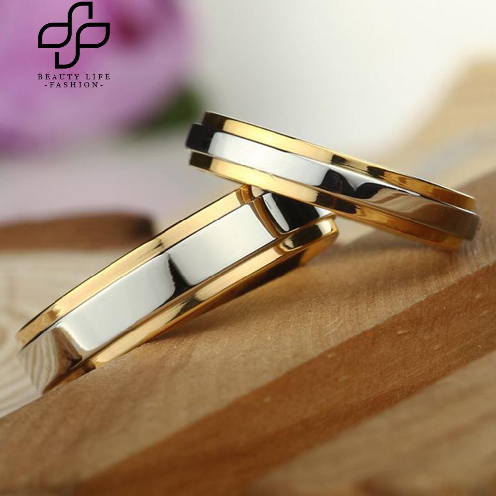 Nhẫn cặp đôi bằng thép titan