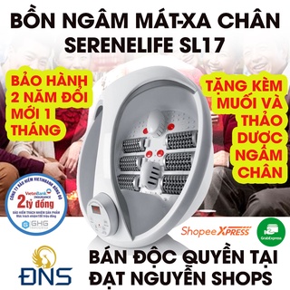 [Bảo Hành 2 Năm] Bồn Ngâm Chân Serenelife Sl17- Nhập Khẩu Chính Hãng Mỹ - Đầy Đủ Co Cq Giấy Tờ Nhập Xuất