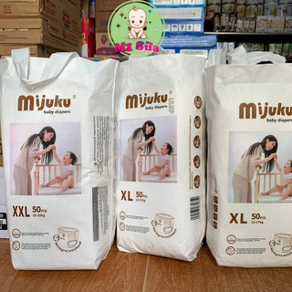 Shop M1 Sữa - Bỉm Quần MIJUKU Xuất Nhật Đủ Size M/ L/ XL/ XXL/ XXXL 50 Miếng (Hàng Chính Hãng)