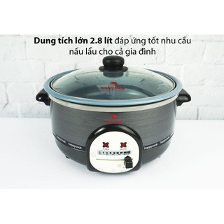 Mua  Mã ELHADEV giảm 4% đơn 300K  Nồi lẩu điện đa năng Happycook HCHP-300A 2 8L