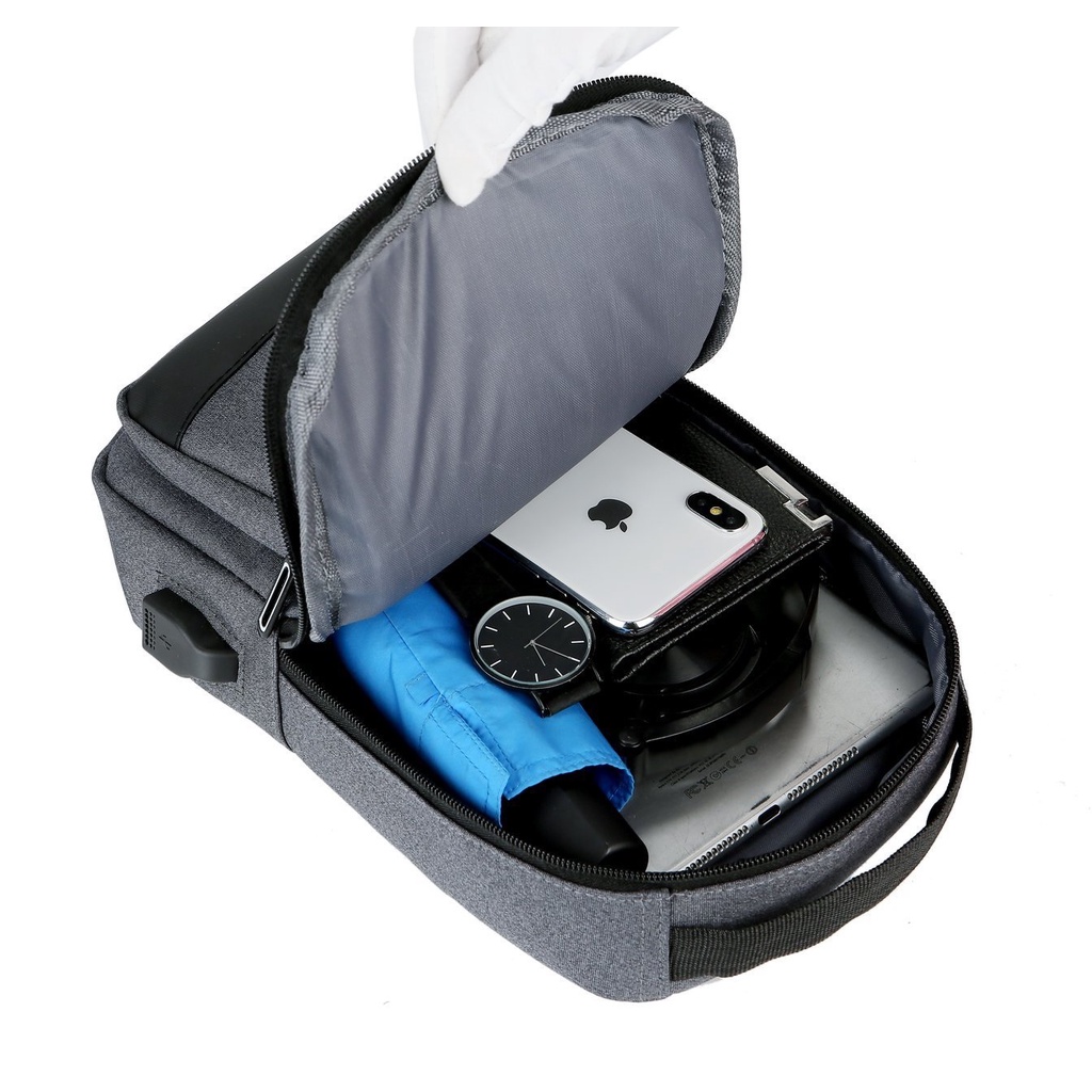 Túi đeo chéo nam tiện lợi,ngăn chứa siêu rộng đi chơi đi làm, đựng vừa ipad 11 inch