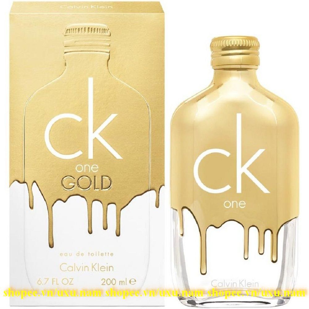 Nước Hoa Unisex (nam, nữ) 200ml Calvin Klein CK One Gold chính hãng