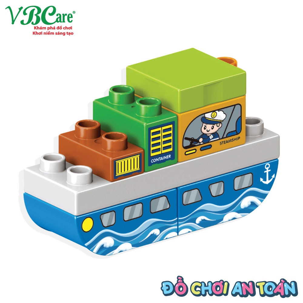 Đồ chơi xếp hình phương tiện giao thông VBC-BL2202F