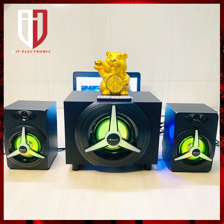 Loa máy vi tính bluetooth công suất lớn KISONLI TM-7000A led RGB loa laptop pc nghe nhạc để bàn có dây