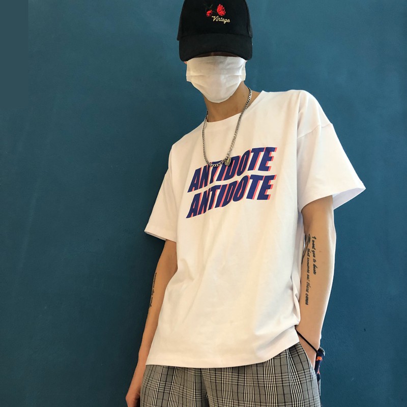 Áo thun tay lỡ unisex Yinxx, áo phông form rộng ATL908