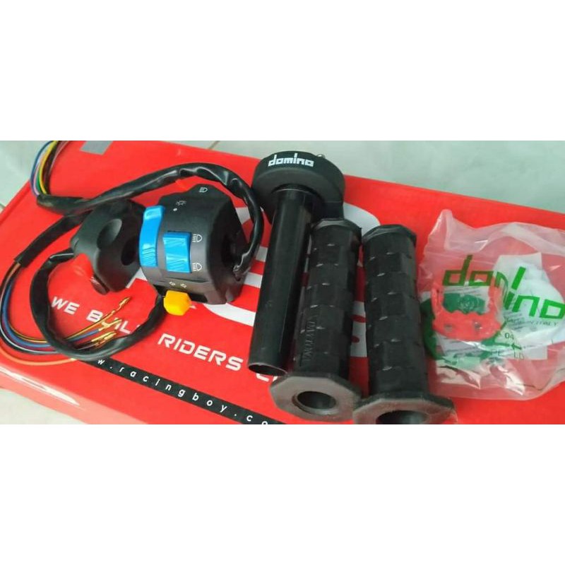 combo cùm FZ + bao tay Daytona + cùm tăng( màu đen)