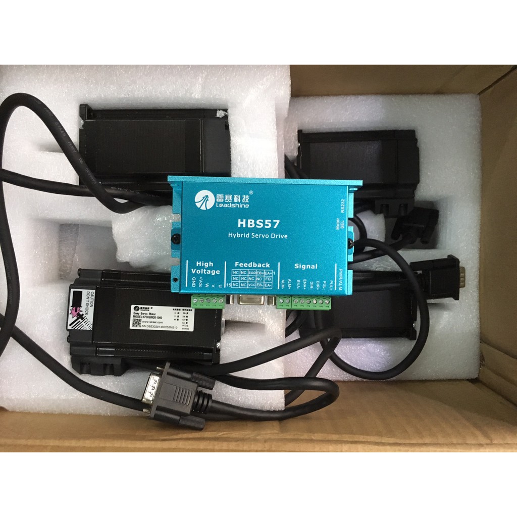Động cơ Servo 2Nm Leadshine Driver HBS57 + Động cơ 573HBM20-1000 ...