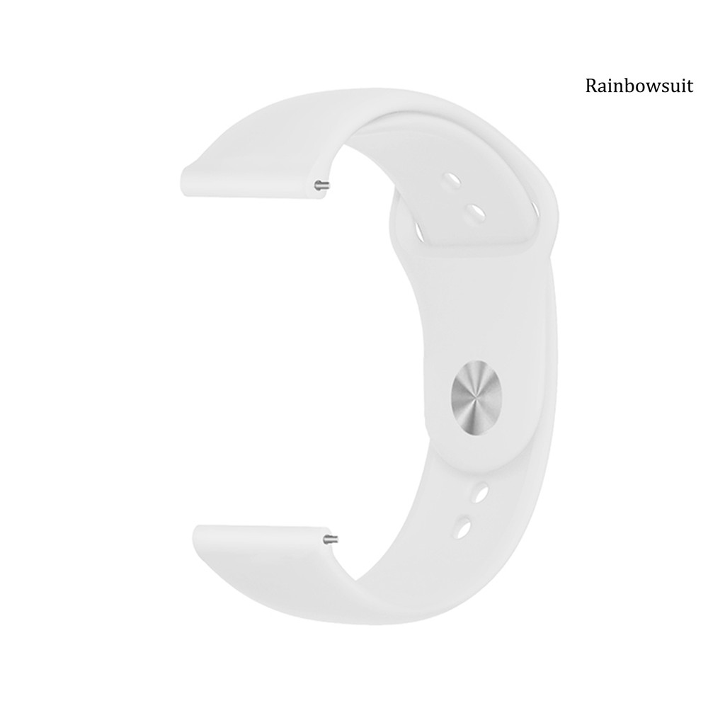 Dây Đeo Tay Thay Thế 22mm Bằng Silicon Cho Đồng Hồ Thông Minh Xiaomi Màu Sắc