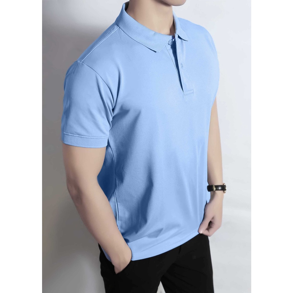 Áo polo nam POLY mềm mịn thoáng mát, Áo polo nam Hà Đinh, HD-POLO-03