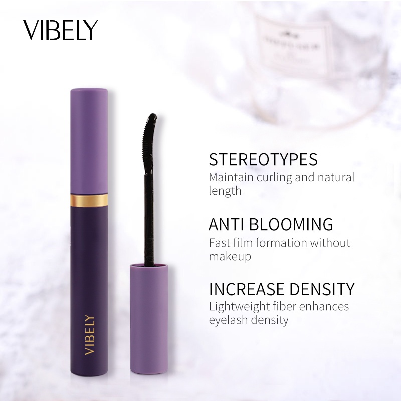 [Hàng mới về] Mascara VIBELY chuốt mi dày dài và cong lâu trôi cao cấp