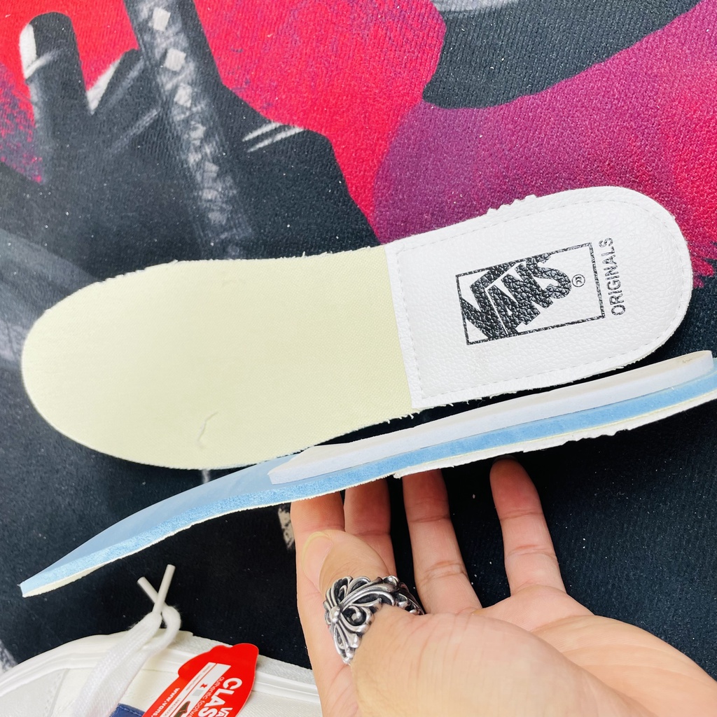 Giày sneakers vans style  kẻ xanh | Giày Khúc Cảnh |