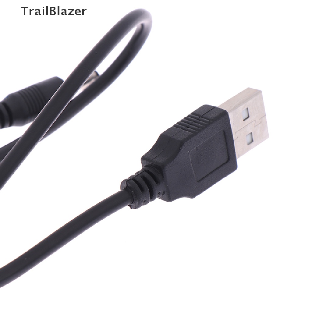 Tbvn 1Pc USB to DC 3.5mm Power Cable USB A Male to Jack Connector 2A Power Cable Jelly