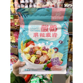 ngũ cốc sữa chua, hoa quả 500g