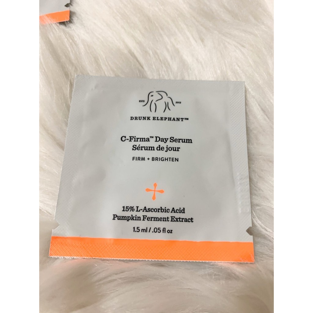 Serum Vitamin C Drunk Elephant C-Firma Day sáng da chống lão hóa sample