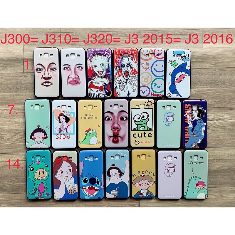 Ốp Samsung J3 - J310 - J320 giá rẻ chỉ 19k - J3 2015 - J3 2016
