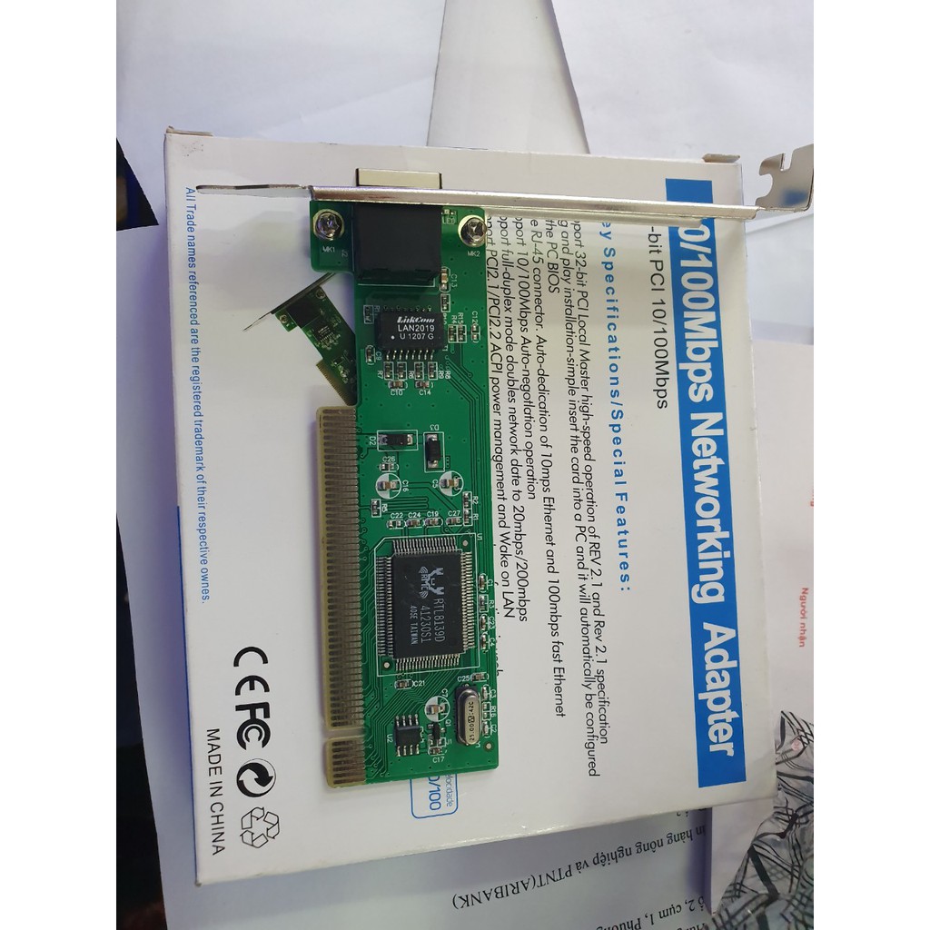 Card mạng lan pci thường