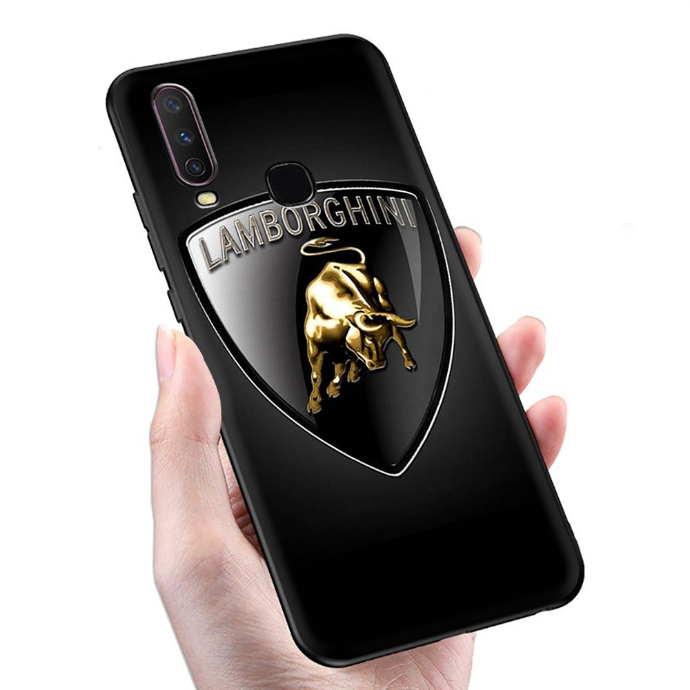 Ốp Điện Thoại Tpu Mềm Chống Rơi In Logo Lamborghini Cho Vivo Y20 2021 Y30 2021 Y31 2021 Y51 2020 X60 Pro X60