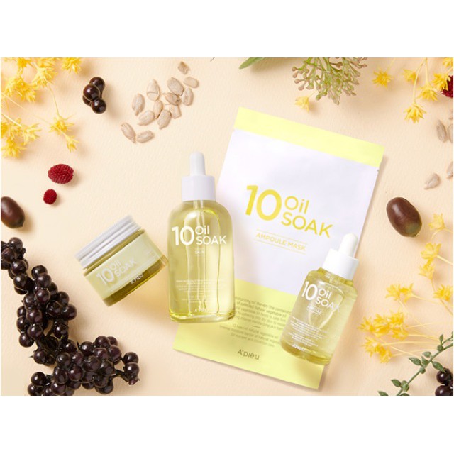 Nước Hoa Hồng A'PIEU 10 Oil Soak Skin 97ml Căng Bóng, Cấp Ẩm Sâu.