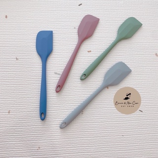 Thìa silicone cao cấp quấy cháo chống dính cho bé Hàn Quốc
