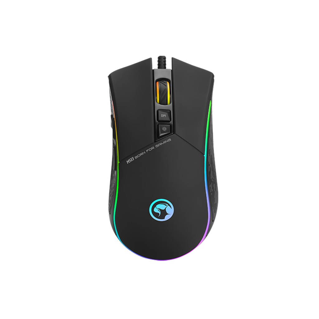 Mouse Marvo M513 đen Led(USB)