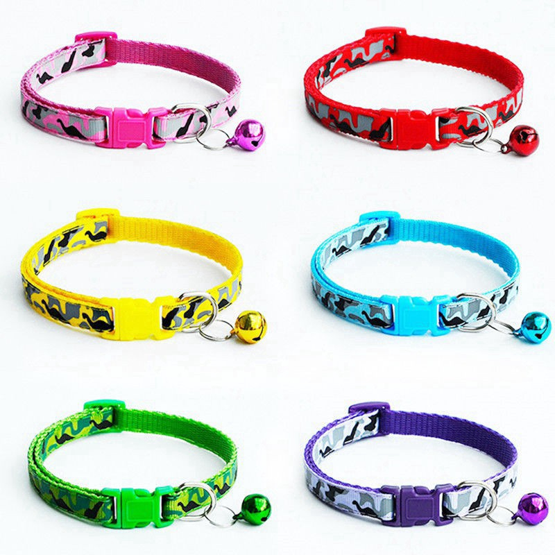 VÒNG CỔ LỤC LẠC CHO PET THÚ CƯNG CHÓ MÈO In hình rằn ri Chất liệu dù - Pet shop Uytinpro