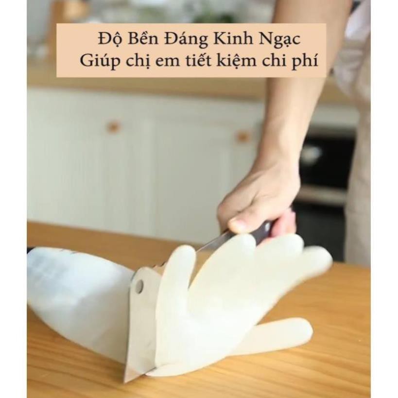 [SIÊU DAI - SIÊU BỀN] Găng tay cao su rửa bát mẫu mới ⚡ Cao su trắng (dai - bền - đẹp)